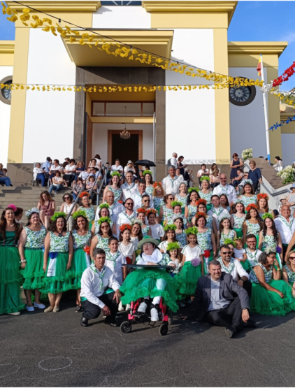 Grupo de Marchantes – Marchas Populares de São João, da Freguesia da Calheta no Ano 2025